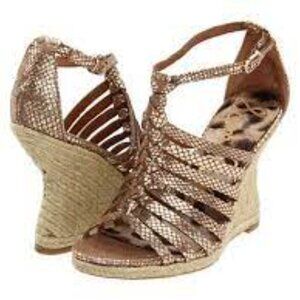 Sam Edelman 'Annabel' Espadrille Heeled Sandals Sz 8